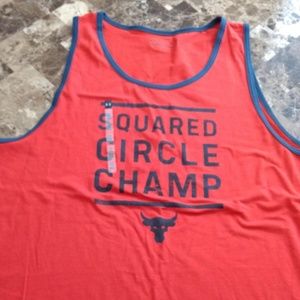 Under Armour Project Rock Square Circle Champ Tank